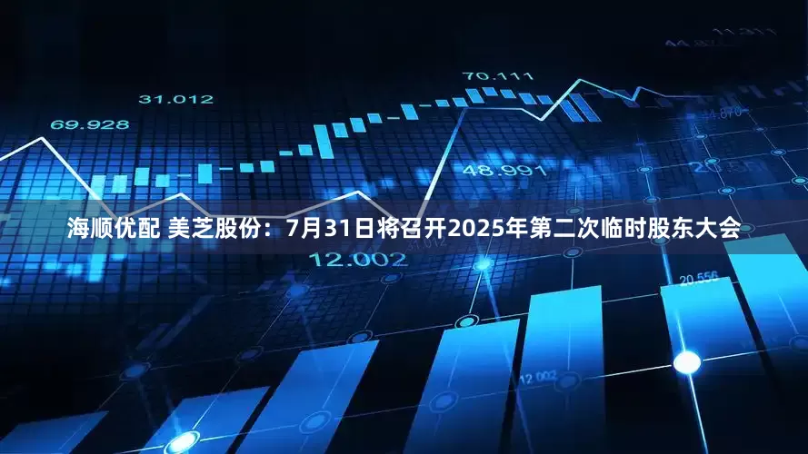 海顺优配 美芝股份：7月31日将召开2025年第二次临时股东大会