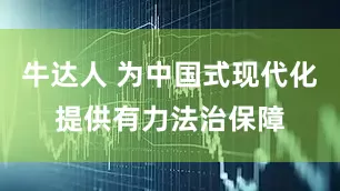 牛达人 为中国式现代化提供有力法治保障